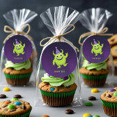 グリーンモンスター誕生日ありがとう ラウンドシール