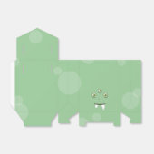 グリーンモンスター顔ギフトボックス フェイバーボックス (折り畳みなし)