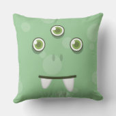 グリーンモンスター顔装飾用クッション クッション (裏面)