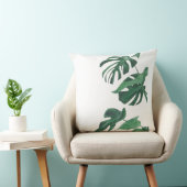 グリーンモンステラデリシ葉オーサ装飾用クッション クッション (椅子)