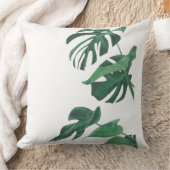 グリーンモンステラデリシ葉オーサ装飾用クッション クッション (ブランケット)