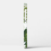 グリーンモンステラ熱帯水色 Case-Mate iPhoneケース (裏面 / 左)