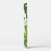 グリーンモンステラ熱帯水色 Case-Mate iPhoneケース (裏面 / 右)