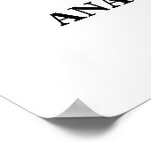 グリーンモンステラ結婚リーフの歓迎 ポスター (角)