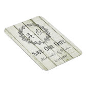 グリーンモ素朴ノグラム日付磁石を保存 マグネット (右側)