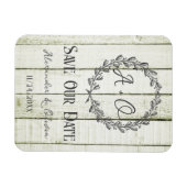 グリーンモ素朴ノグラム日付磁石を保存 マグネット (横)