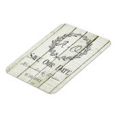 グリーンモ素朴ノグラム日付磁石を保存 マグネット (左側)