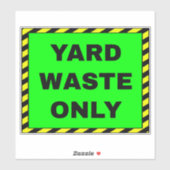 グリーンヤード廃棄物 シール (シート)