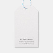 グリーンヤーン手作りウール編み物クロシェ事業 ギフトタグ (裏面)