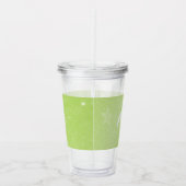 グリーンユニコーンパーソナライズされたアクリルタンブラー アクリルタンブラー (右)