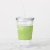 グリーンユニコーンパーソナライズされたアクリルタンブラー アクリルタンブラー (左)