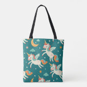 グリーンユニコーン子供へ トートバッグ (裏面)