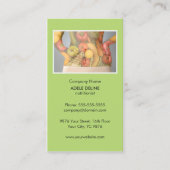 グリーンユニーク栄養士ダイエットヘルス 名刺 (正面)