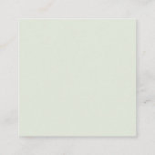 グリーンユーカリはカードの数を推測するキス エンクロージャーカード (裏面)