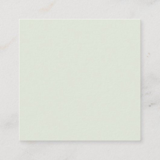 グリーンユーカリはカードの数を推測するキス エンクロージャーカード (裏面)