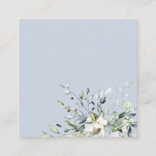 グリーンユーカリはカードの数を推測するキス エンクロージャーカード (裏面)