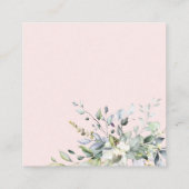 グリーンユーカリはカードの数を推測するキス エンクロージャーカード (裏面)