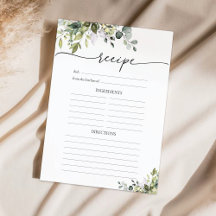 グリーンユーカリフローラレシピページ