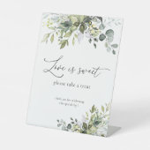 グリーンユーカリフローラ愛は甘いサイン 台座サイン (正面)