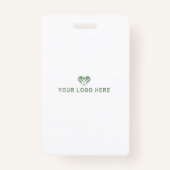 グリーンユーカリプタススタイルバッジ バッジ (裏面)