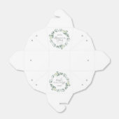 グリーンユーカリプタスボタニカル引っ越し祝いパーティーパーティー フェイバーボックス (折り畳みなし)