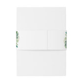 グリーンユーカリプタスボタニカル結婚式招待状 招待状ベリーバンド (裏面例)