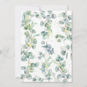 グリーンユーカリプトゥスキュートコアラバプテスマ《キリスト教》洗礼式や命名式 招待状 (裏面)