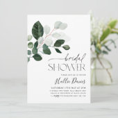 グリーンユーカリーボタニカルブライダルシャワー 招待状 (スタンド正面)