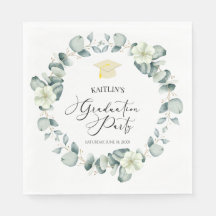 グリーンユーカリ植物卒業パーティー