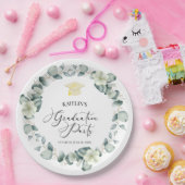 グリーンユーカリ植物卒業パーティー ペーパープレート (パーティー)