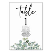 グリーンユーカリ植物園離れ結婚ズ テーブルナンバー (裏面)