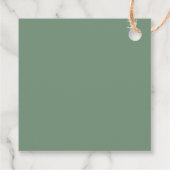 グリーンユーカリ植物書結婚道 フェイバータグ (裏面)