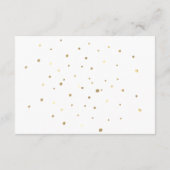 グリーンユーカリ結婚の詳細囲い エンクロージャーカード (裏面)