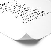 グリーンユーカリ結婚の12テーブル座席表 ポスター (角)