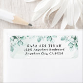 グリーンユーカリ結婚プトゥス標識 ラベル (インサイチュ)