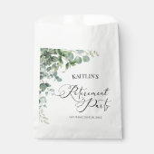 グリーンユーカリ葉パネスボタニカルリタイアパーティー フェイバーバッグ (正面)