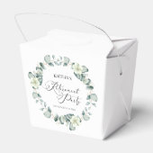 グリーンユーカリ葉パネスボタニカルリタイアパーティー フェイバーボックス (裏面サイド)