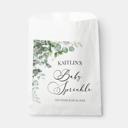 グリーンユーカリ葉パネス植物性ベビー散布 フェイバーバッグ (正面)