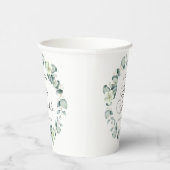 グリーンユーカリ葉パネス植物性ベビー散布 紙コップ (右)