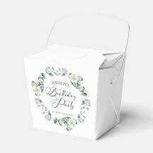 グリーンユーカリ葉パネス植物誕生日パーティー