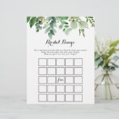 グリーンユーカリ葉ブライダルビンゴゲーム (スタンド正面)