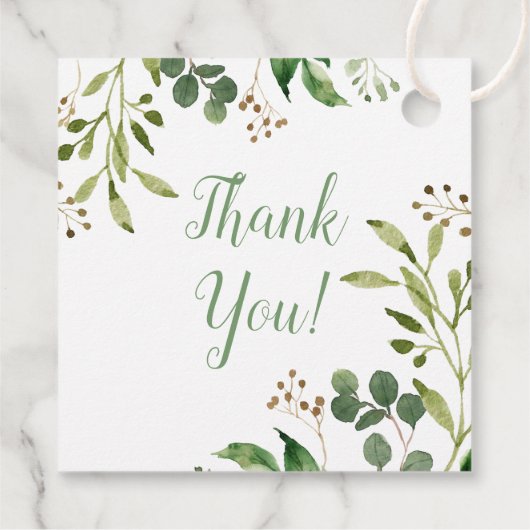 グリーンユーカリ葉第1聖餐式 フェイバータグ (裏面)