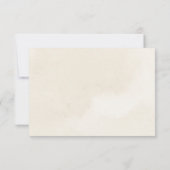 グリーンユーカリ赤ちゃんシャワーサンキューカード サンキューカード (裏面)