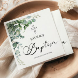 グリーンユーカリ離れパプティス スタンダードランチョンナプキン