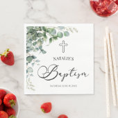 グリーンユーカリ離れパプティス スタンダードランチョンナプキン (インサイチュ)