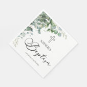 グリーンユーカリ離れパプティス スタンダードランチョンナプキン (角)