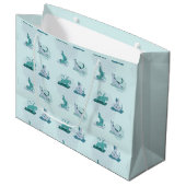 グリーンヨガキャッツ ラージペーパーバッグ (正面アングル)