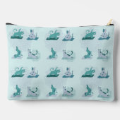 グリーンヨガキャット アクセサリーポーチ (裏面)