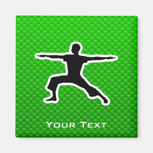 グリーンヨガ マグネット (正面)