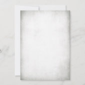 グリーンライトエレガントプレゼント新年の招待状 セーブザデート (裏面)